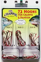 Mr. Crappie® Single Hooks 72-Pack                                                                                              