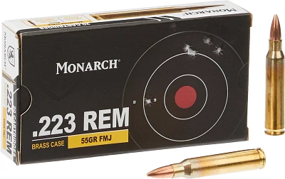Monarch FMJ .223 Remington 55-Grain Rifle Ammunition - 20 Rounds                                                                