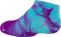 BCG Girls' True Bright Tie-Dye Low-Cut Socks 6 Pack                                                                             