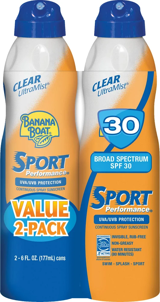 Banana Boat® Ultra Mist Sport Spray SPF 30 Sunscreen 2-Pack                                                                    