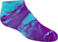 BCG Girls' True Bright Tie-Dye Low-Cut Socks 6 Pack                                                                             