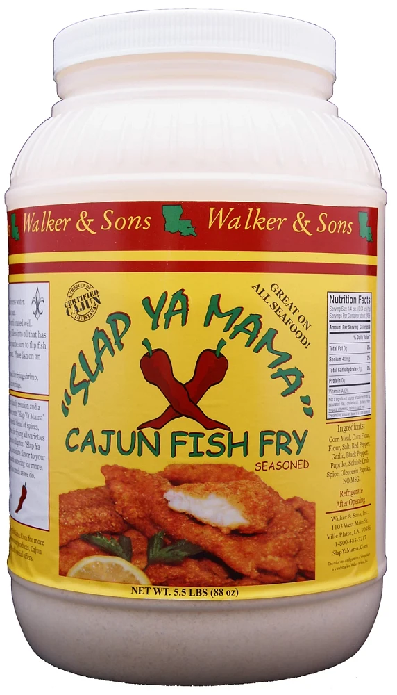 Slap Ya Mama 1-Gallon Cajun Fish Fry Seasoning                                                                                  