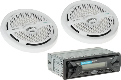 Sony 220W Marine Digital Media Receiver with Two 6-1/2" Speakers                                                                