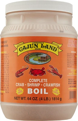 Cajun Land Brand 64 oz Seafood Boil Seasoning                                                                                   