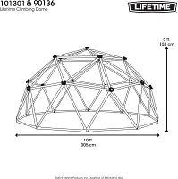 Lifetime Kids' Metal Dome Climber                                                                                               