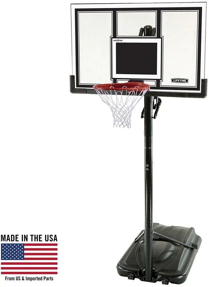 Lifetime 54 in Portable Polycarbonate Basketball Hoop                                                                           