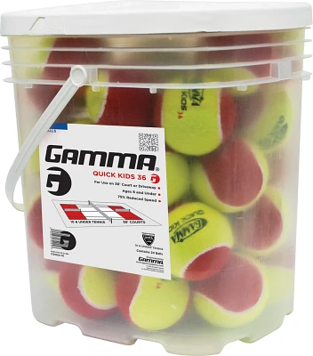 Gamma Quick Kids™ 36 Tennis Balls 24-Pack                                                                                     