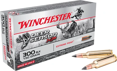 Winchester Deer Season XP 300 Blackout 150-Grain Rifle Ammunition - 20 Rounds                                                   