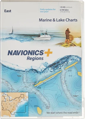 Navionics Regions East Region Marine and Lake Charts and Maps                                                                   