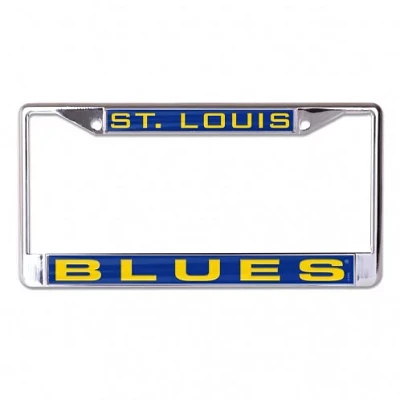 WinCraft St. Louis Blues Inlaid 6 in x 12 in Metal License Plate Frame                                                          