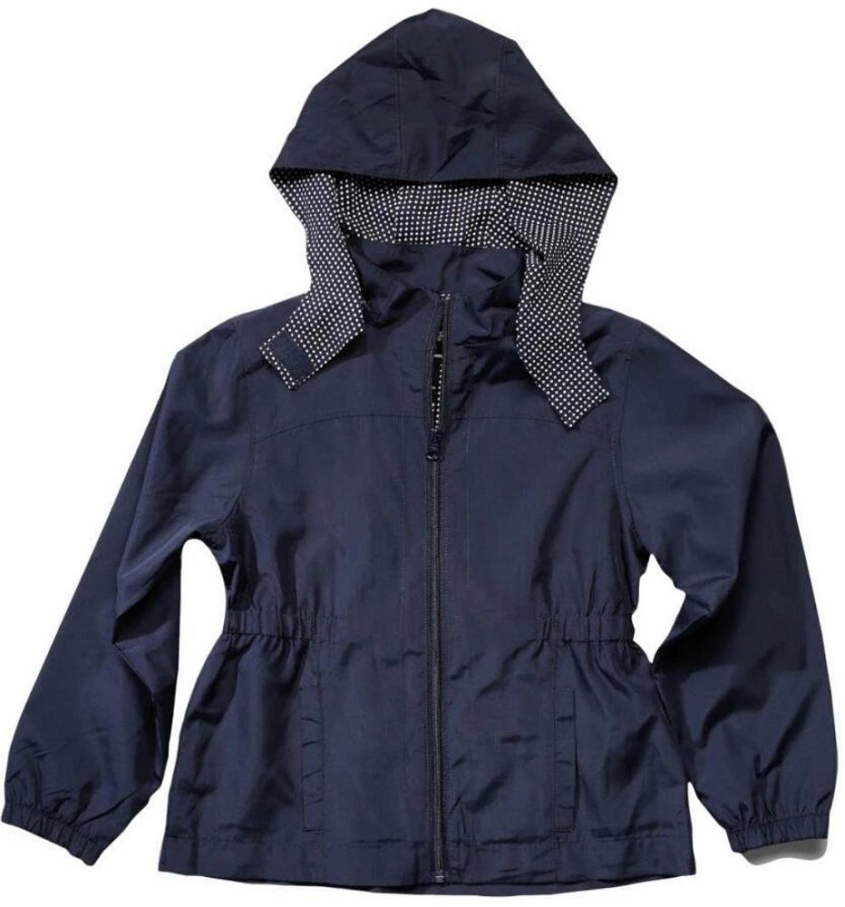 French Toast Girls' Detachable Hood Windbreaker Jacket                                                                          