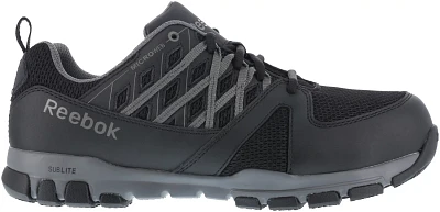 Reebok Men's SubLite ESD Steel Toe Lace Up Work Shoes                                                                           