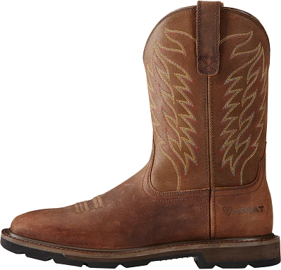 Ariat Men's Groundbreaker EH Steel Toe Wellington Work Boots                                                                    