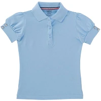 French Toast Girls' Puff Sleeve Polo Shirt