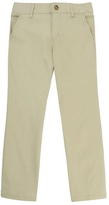 French Toast Girls' Plus Straight Leg Twill Pant