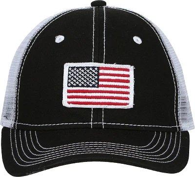 Academy Sports + Outdoors Men's American Flag Trucker Hat