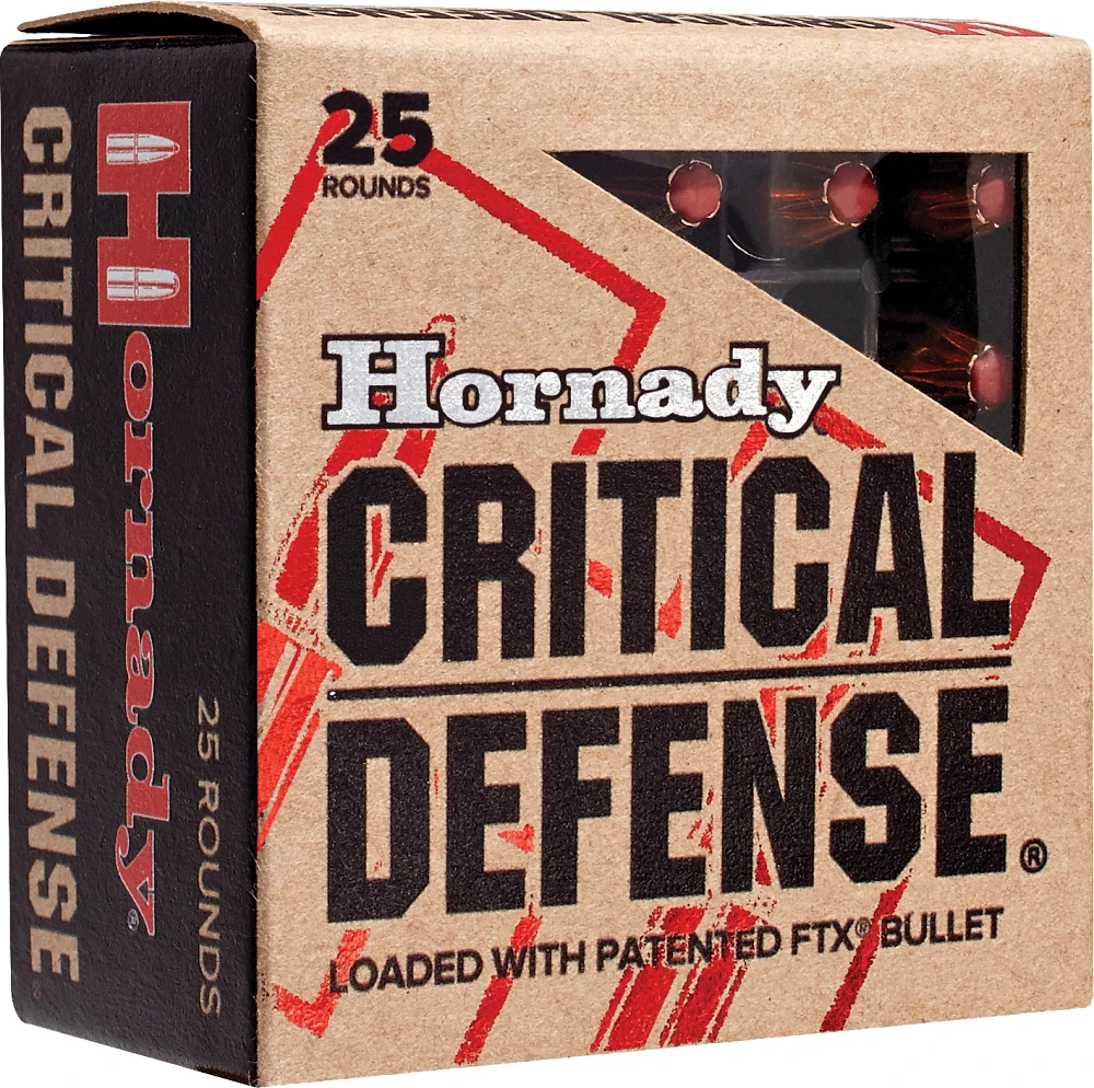 Hornady Critical Defense .38 Special 110-Grain Handgun Ammunition - 25 Rounds                                                   