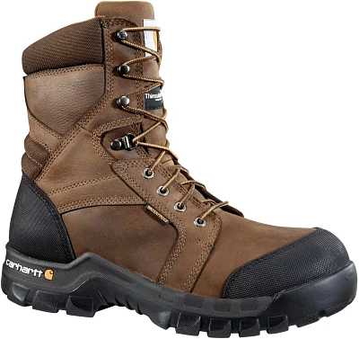 Carhartt Men's 8 in Rugged Flex Insulated EH Composite Toe Lace Up Work Boots                                                   