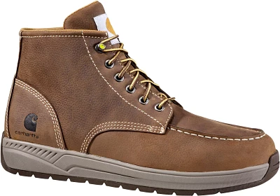 Carhartt Men's 4 in Moc Toe Lightweight Wedge Lace Up Work Boots                                                                