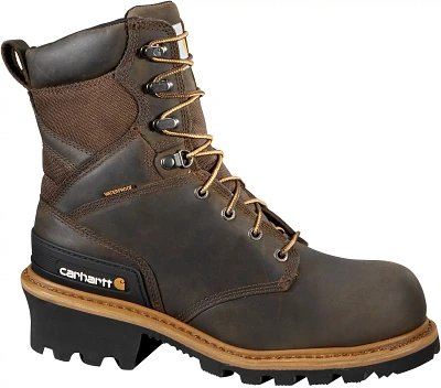 Carhartt Men's 8 in Vintage Saddle EH Composite Toe Lace Up Work Boots                                                          