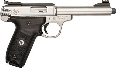 Smith & Wesson SW22 Victory Threaded Barrel Fiber Optic 22 LR Full-Sized 10-Round Pistol                                        