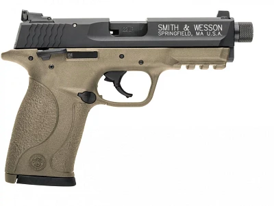 Smith & Wesson M&P22C FDE Cerakote Threaded 22 LR Compact 10-Round Pistol                                                       