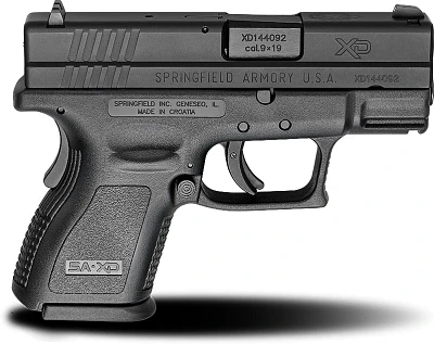Springfield Armory XD Essential Package 3 in 9mm Pistol                                                                         