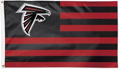 WinCraft Atlanta Falcons Americana 3 ft x 5 ft Deluxe Flag                                                                      