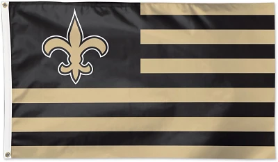 WinCraft New Orleans Saints 3 ft x 5 ft Deluxe Americana Flag                                                                   