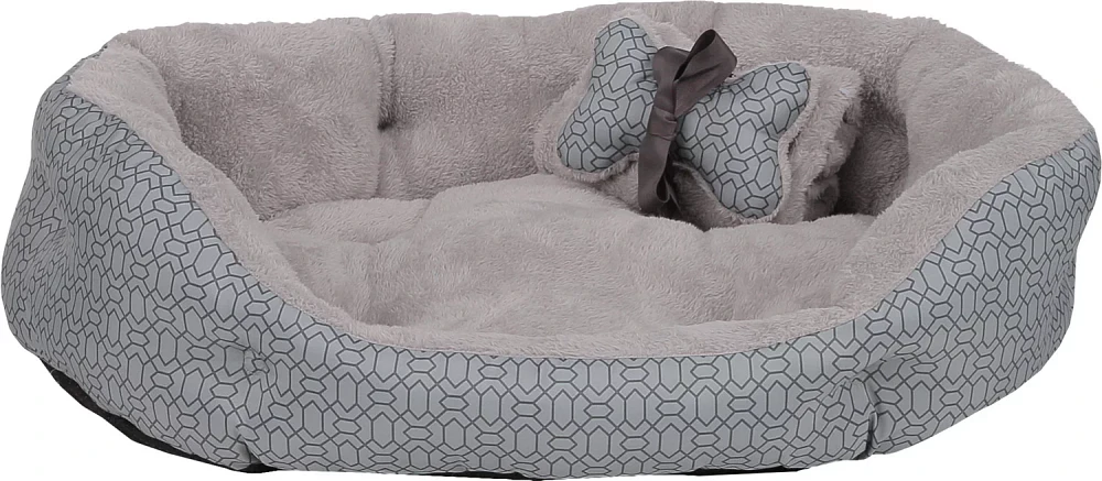 Dallas Manufacturing Company 30 in x 25 in Pet Bed with Toy and Blanket                                                         