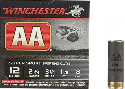 Winchester AA Super Sport Target Load 12 Gauge Shotshells                                                                       
