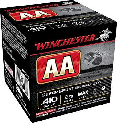 Winchester AA 410 Gauge 2-1/2 in Super Sport Target Loads                                                                       