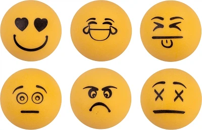 Stiga 1-Star Emoji Table Tennis Balls 6-Pack                                                                                    