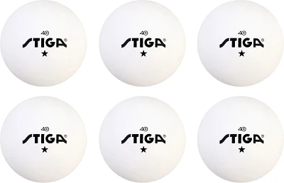 Stiga 1-Star Table Tennis Balls -Pack