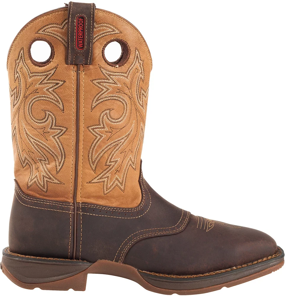 Durango Men's Rebel Steel Toe Waterproof Western Work Boots                                                                     