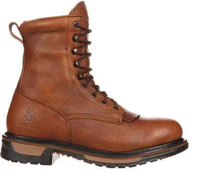 Rocky Men's Original Ride Lacer 9 in Waterproof Western Lace Up Work Boots                                                      