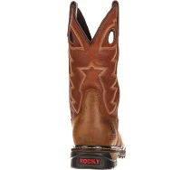 Rocky Men's Original Ride Branson Saddle Roper Western Boots                                                                    