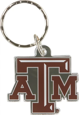 Stockdale Texas A&M University Metallic Freeform Acrylic Key Chain                                                              