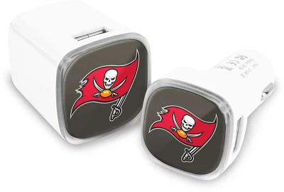 Prime Brands Group Tampa Bay Buccaneers Car and Wall Charger Set                                                                