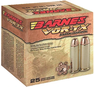 BARNES VOR-TX .454 Casull 250-Grain Centerfire Handgun Ammunition                                                               