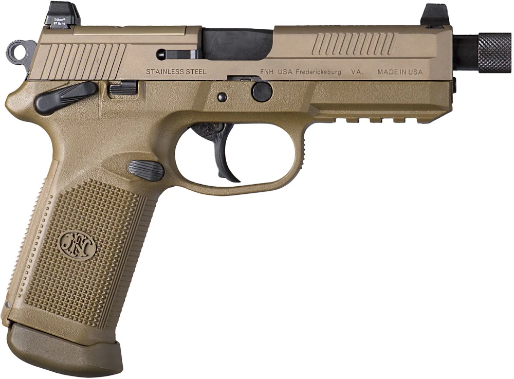 FN FNX-45 Threaded FDE NS 45 ACP Full-Sized 10-Round Pistol                                                                     