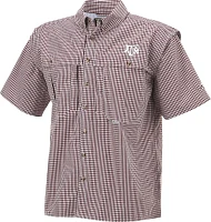 Drake Waterfowl Men's Texas A&M University Gameday Wingshooter's Short Sleeve Button-Down Shirt                                 