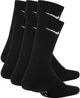 Nike Boys' Performance Cushioned Crew Training Socks 6 Pack