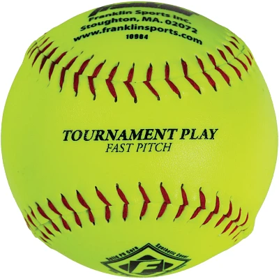 Franklin 12 in Fast-Pitch Softballs 12-Pack                                                                                     