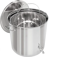 Breauxs 100 qt Stainless-Steel Pot                                                                                              