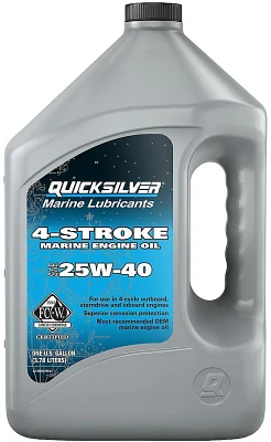 Quicksilver 25W40 1 gal 4-Stroke FCW Marine Oil                                                                                 