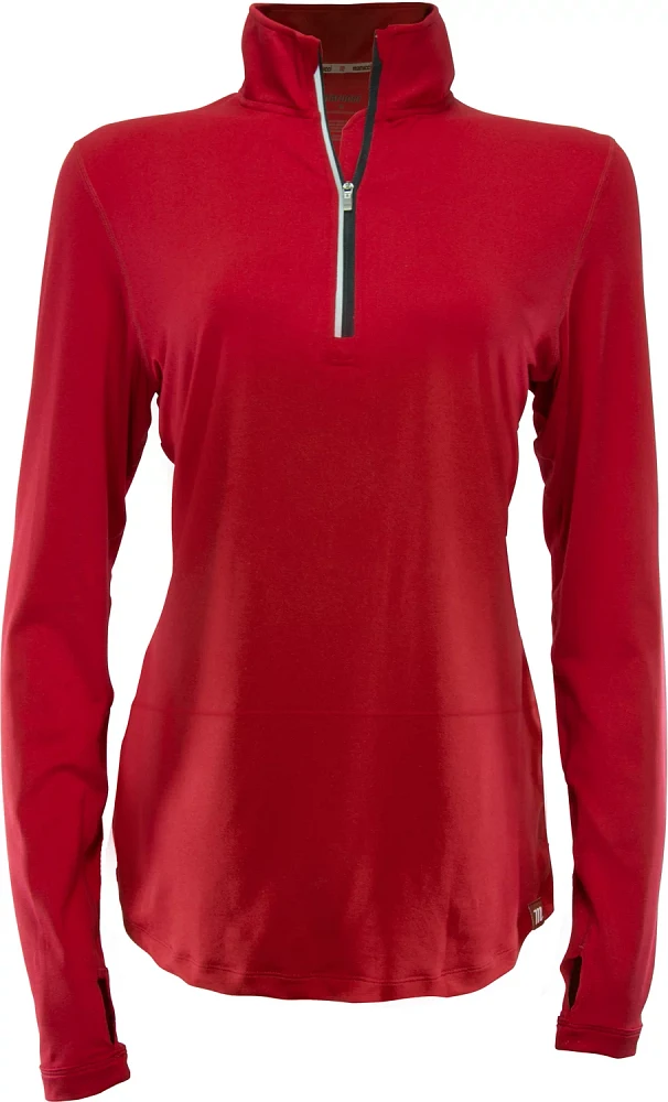 Marucci Women's Long Sleeve 1/4 Zip Performance Top