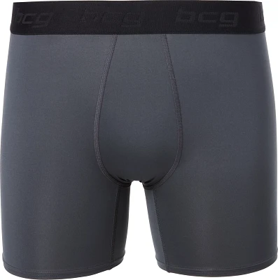 BCG Men's Athletic Compression Solid Brief Shorts 6