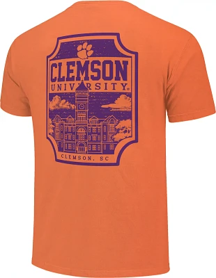 Image One Men's Clemson University Campus Badge T-shirt                                                                         