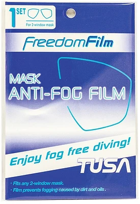 TUSA Freedom Film Antifog Film For 2-Window Masks                                                                               